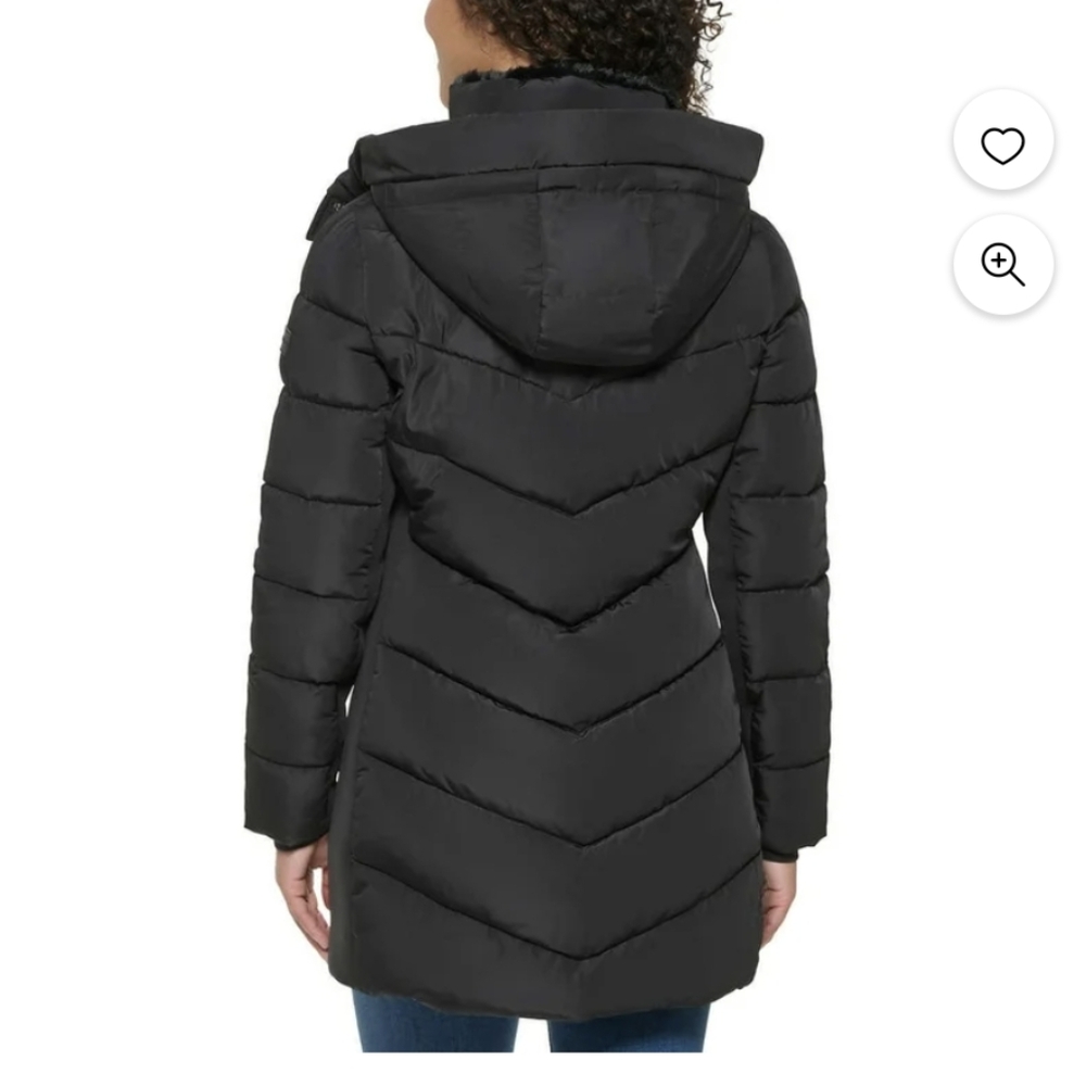 Andrew Mark Women's Puffer Coat - Black - Picture 3 of 3